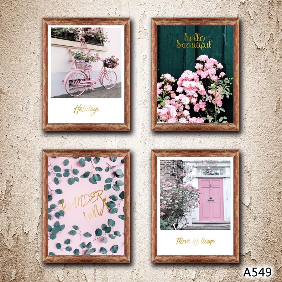 花卉风景简约油画壁画装饰画相框布画简欧挂画布画壁画