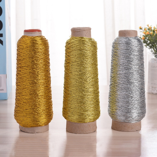 Powerful Manufacturers Direct Supply Gold and Silver Wire 0.06cm round Elastic Elastic Band Clothing Accessories Tag Elastic Rope 