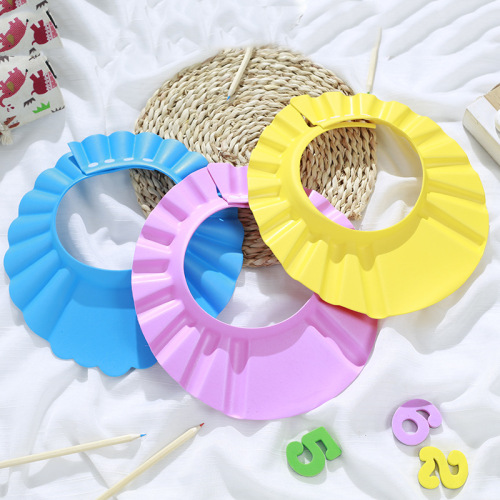 Baby and Infant Waterproof Ear Protection Shower Cap Children Adjustable Shampoo Shampoo Cap Baby Sunhat