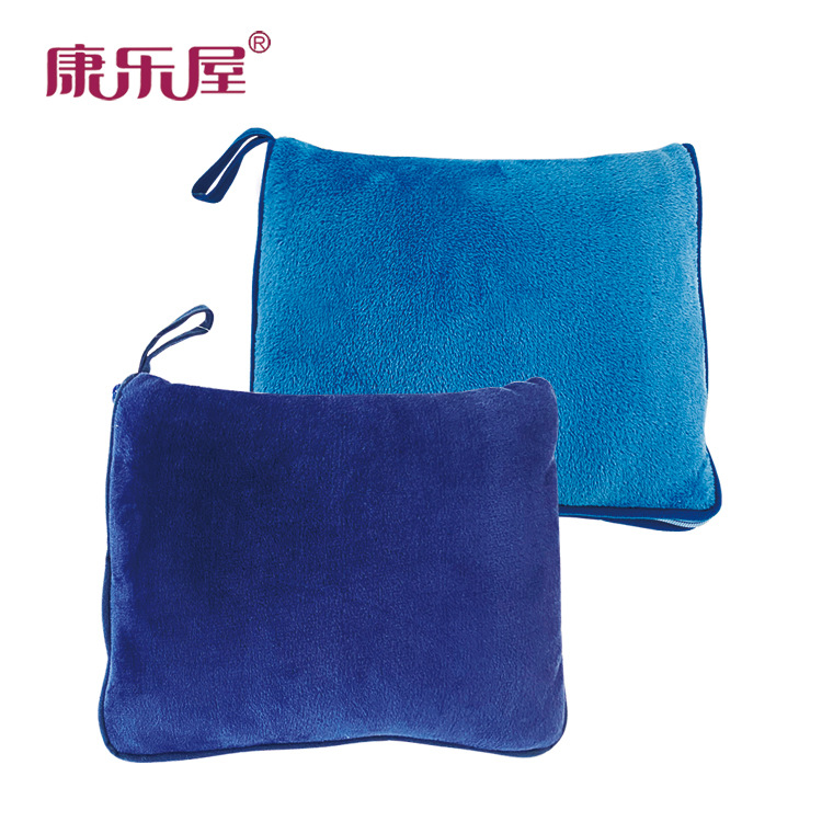 厂家直营 纯色小毛毯办公室午睡法兰绒空调毯午睡毯盖毯 地摊百货