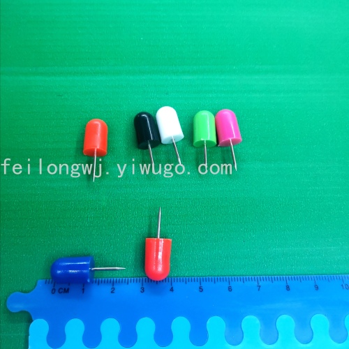 wave high foot nail oval nail ball needle glue cylindrical capsule nail pill-like nail plastic color pushpin sketchpad nail
