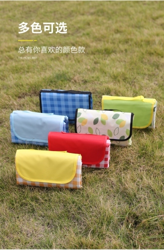 ins picnic mat outdoor mat pvc bottom waterproof mat oxford cloth mat outing mat
