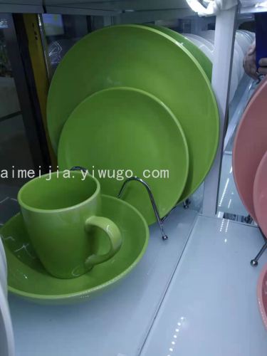 16-head ceramic tableware set round glaze， tableware set， ceramic set