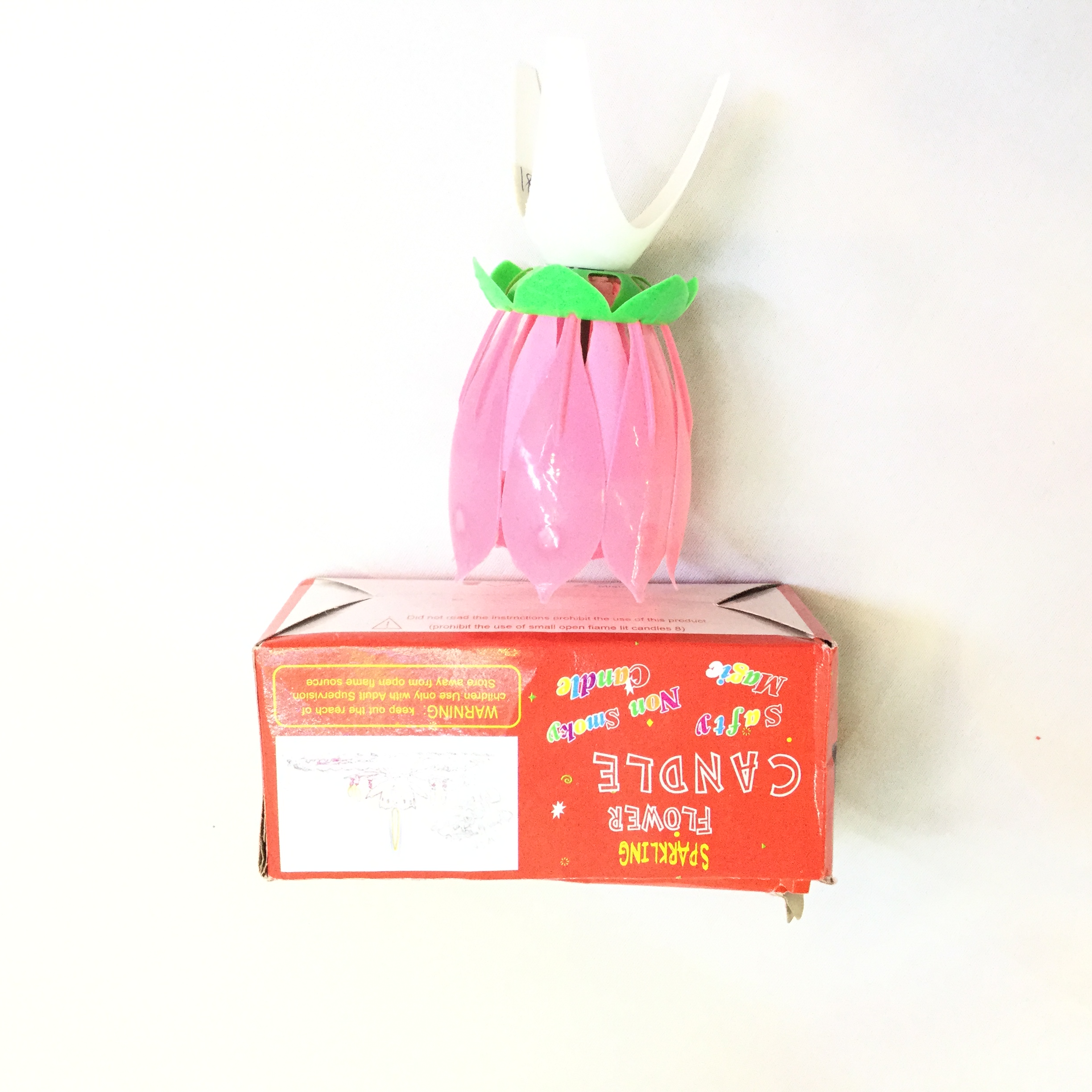 生日装饰派对蛋糕烟花蜡烛荷花三角旋转不转婚礼派对创意造型节日