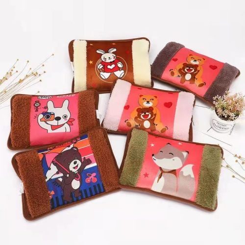 Hot Water Bag Charging Explosion-Proof Water Injection Plush Electric Warmer Hand Warmer Hot Treasure Palace Hot-Water Bag Korean Style Cute