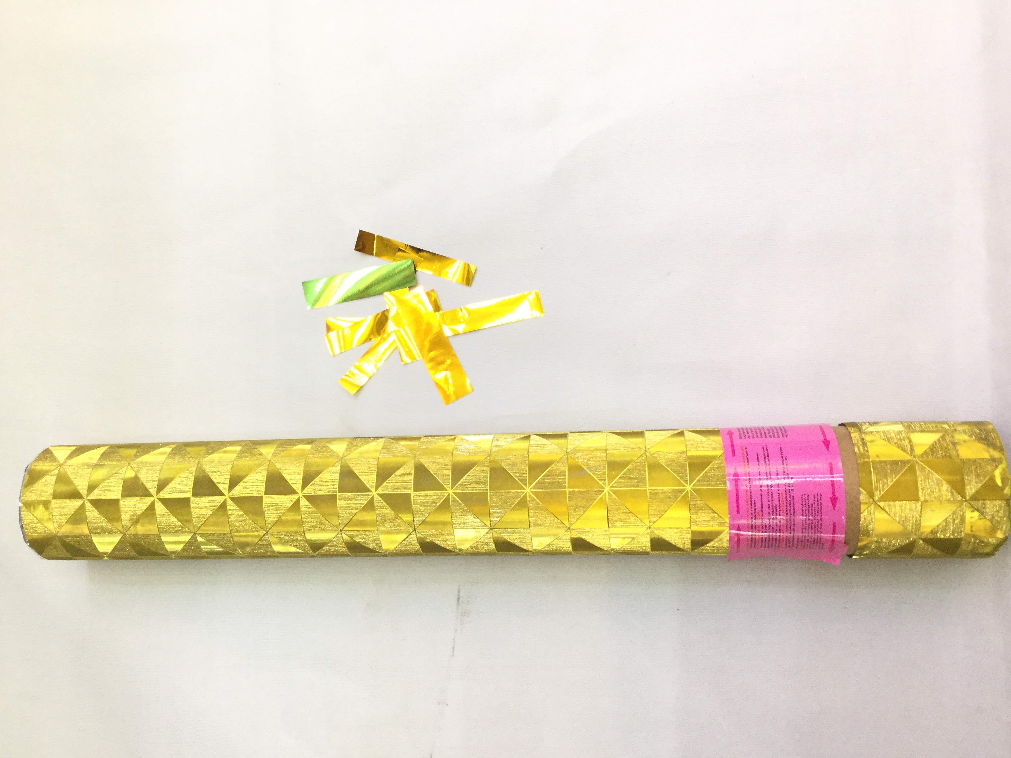 节日透明管纸管亮片纸片五彩纸屑礼花礼炮手拧按钮礼花筒节日用品