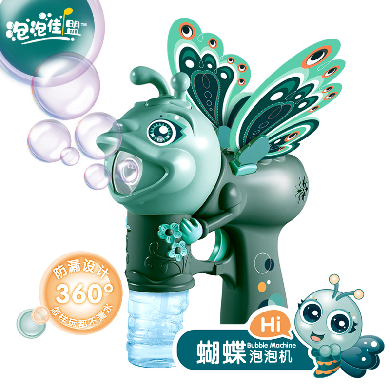 地摊泡泡机相机儿童玩具新奇玩具蝴蝶泡泡机全电动地摊玩具泡泡枪