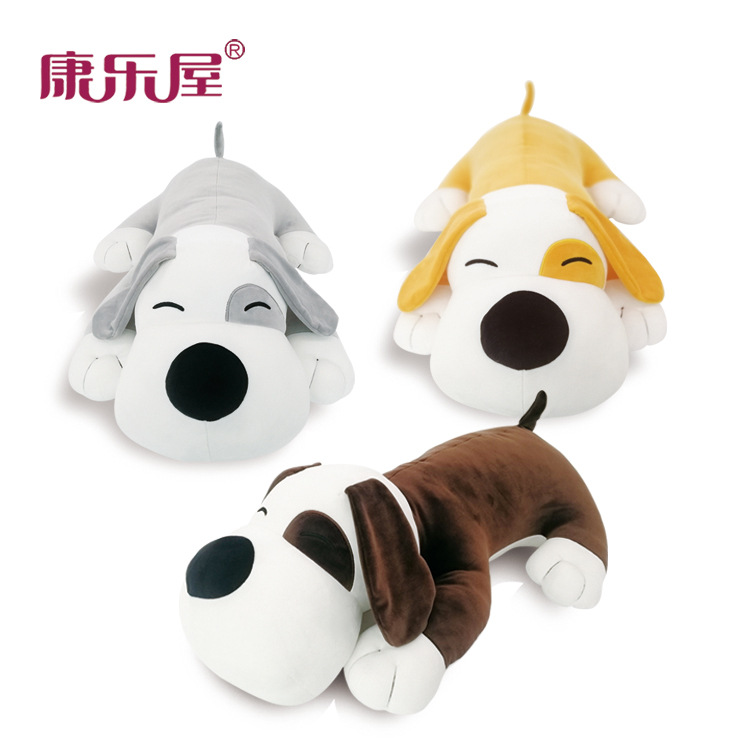 厂家zhi销 卡通动物抱枕沙皮狗安睡枕玩偶儿童生日礼物  logo定制