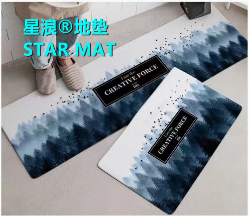 Floor Mat Kitchen HD Printing 3D non-Slip Mat Absorbent Carpet Door Doormat and Foot Mat