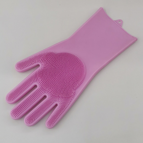 双面硅胶清洁手套洗碗洗锅网红多功能清洁洗刷手套微波炉烤箱清洁详情9