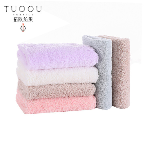 3-pack super absorbent coral velvet square towel makeup remover facial towel para children‘s rag small square towel face towel free shipping