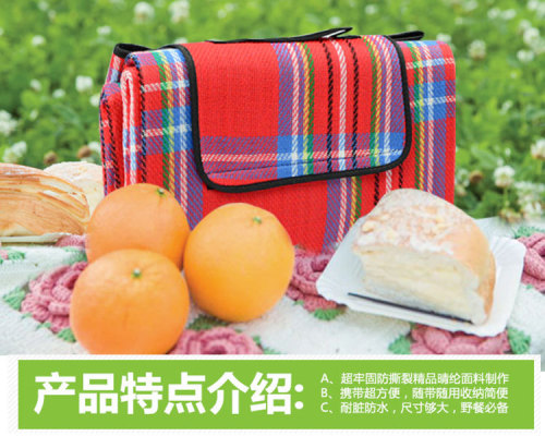 Acrylic Waterproof Picnic Mat Multi-Specification Picnic Thickened Tent Sleeping Bag Wear-Resistant Moisture-Proof Camping Mat Wholesale