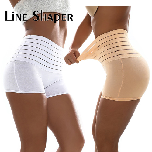 seamless belly contraction underwear postpartum high waist tight waist hip lifting waist girdling body women‘s shaping pants thin foreign trade wholesale