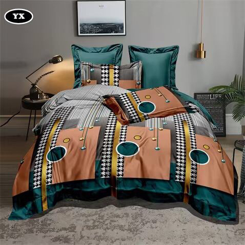 new four-piece set of internet celebrity bedding ding new cotton nordic simplicity