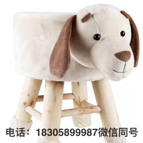 flannel animal stool children‘s small stool home decoration stool customizable logo