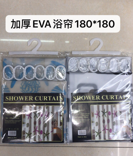 ev printed waterproof and mildew-proof shower curtain