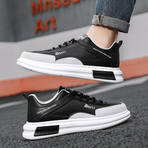 spot four seasons new fashion ins casual lace-up board shoes low top sports mesh fashion running men‘s shoes