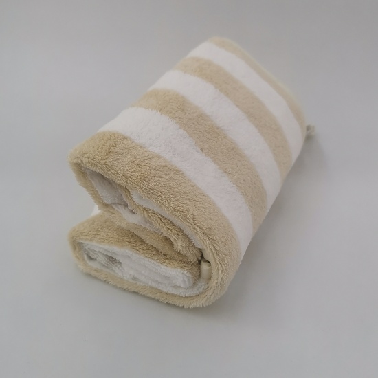 珊瑚绒抹布单条套卡居家清洁抹布擦手巾吸水性强双色条纹波浪纹详情9