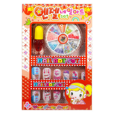 Luminous Manicure Makeup Set Children's Cosmetics Makeup Toys Girls Playing House Nail Polish Jewelry Box Wholesale