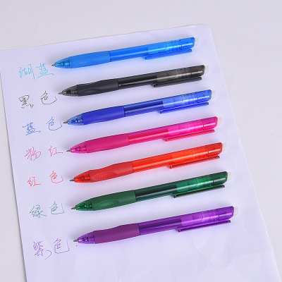 Creative Thermostat Erasable Pen Multi-Color Signature Pen Primary School Student Rub Easy to Wipe Gel Pen Color Friction Water-Based Paint Pen