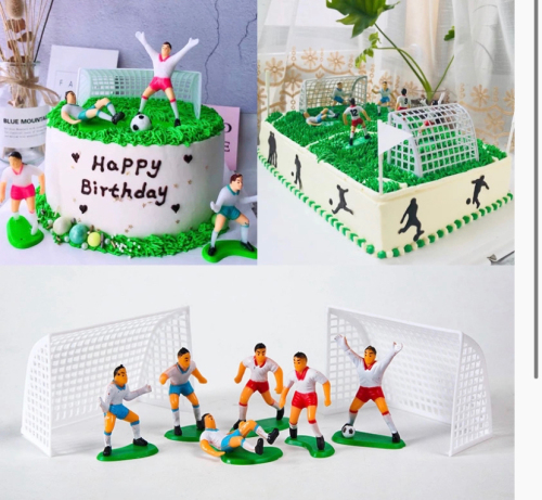cake decoration decoration football team decoration jewelry crafts