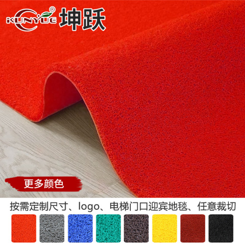 PVC Loop Floor Mat Color Langmei Mat Non-Slip Floor Mat Door Car Foot Mat Dust Removal Door Mat Floor Mat Customized Door Mat
