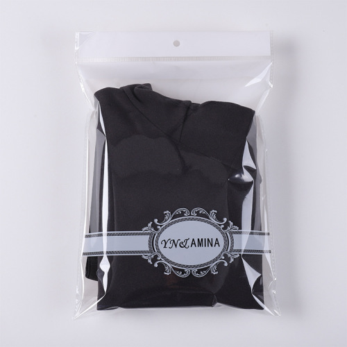 plastic opp transparent self-adhesive bag waterproof dustproof socks underwear storage belt clothing packaging bag customized wholesale