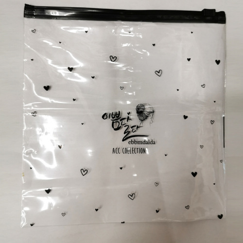 factory direct supply transparent self-sealing zipper bag waterproof dustproof scarf clothing jewelry bag thickened bone strip packaging bag