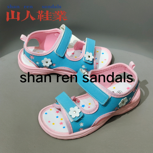 Beach Shoes European and American Girls Sandals New Material High-End Color Bottom Beach Shoes Soft Bottom Light Bottom Foreign Trade Wholesale