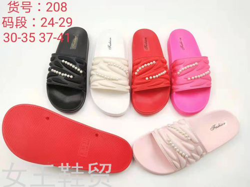 2021 Summer Fashion Sandals Colorful One-Word Soft Bottom Slippers Women‘s Shoes for Outer Wear New Customized Large Size Shoes
