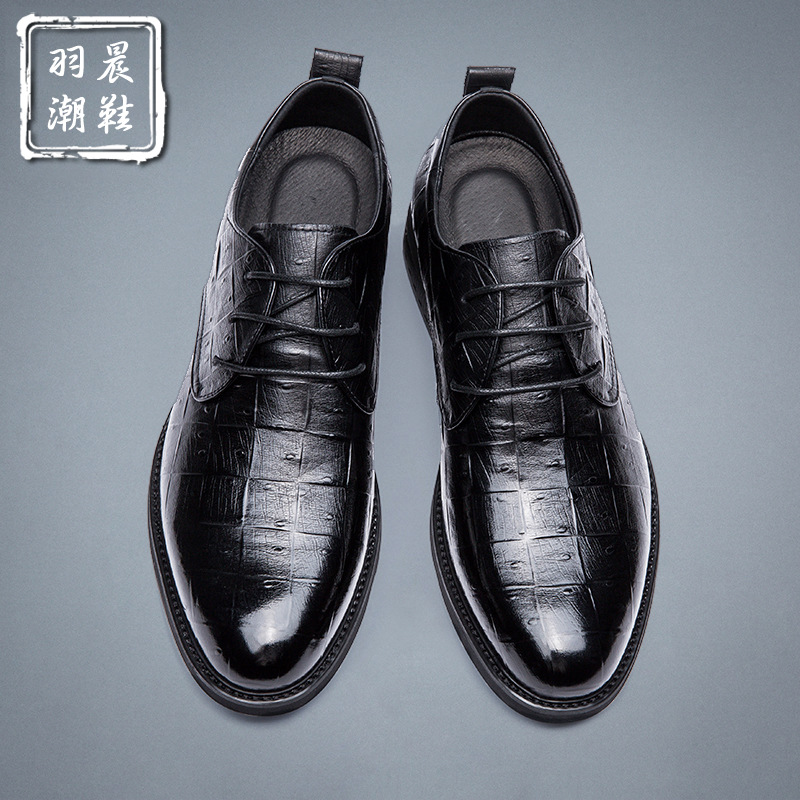 源头工厂 ||小牛牛皮品质尖头皮鞋商务宴会正装单鞋英伦风格男鞋