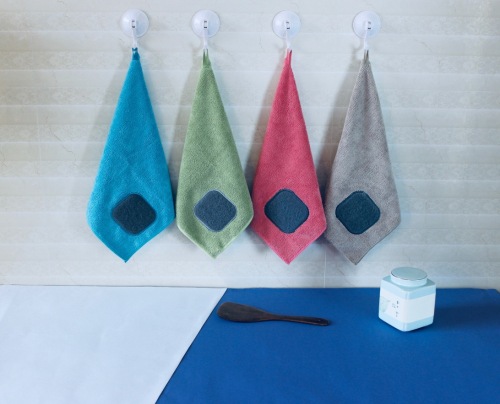 [fengyi] microfiber rag dishcloth dish towel rag cleaning rag kitchen supplies car wash towel