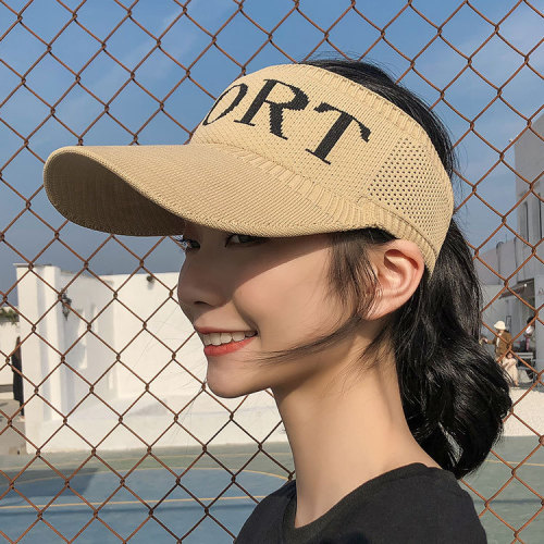 Hat Female Summer Korean Fashion Brand No Top Baseball Cap Ins Internet Celebrity Sun Protection Peaked Cap Wild Empty Top Cap 