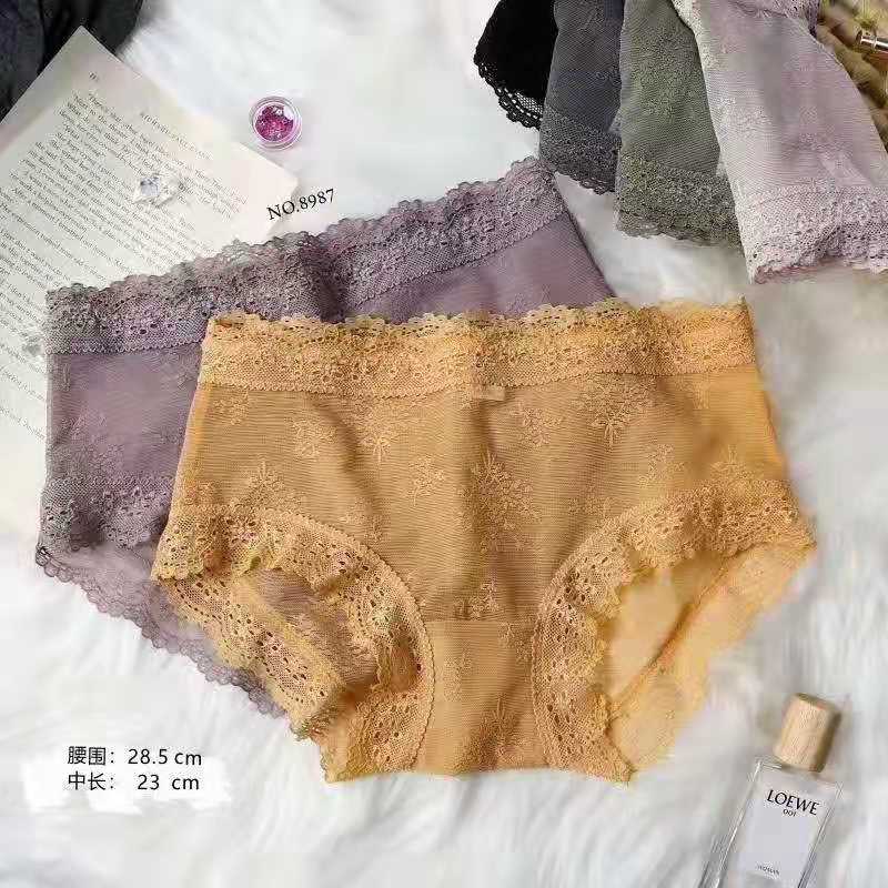 蕾丝朵儿 8987 半透朦胧蕾丝 精美性感 女士蕾丝内裤