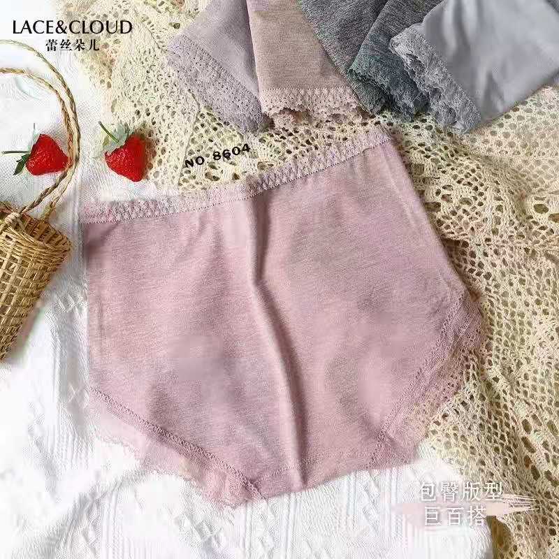 蕾丝朵儿8604 包臀版型巨百搭 甜美性感 女士蕾丝内裤