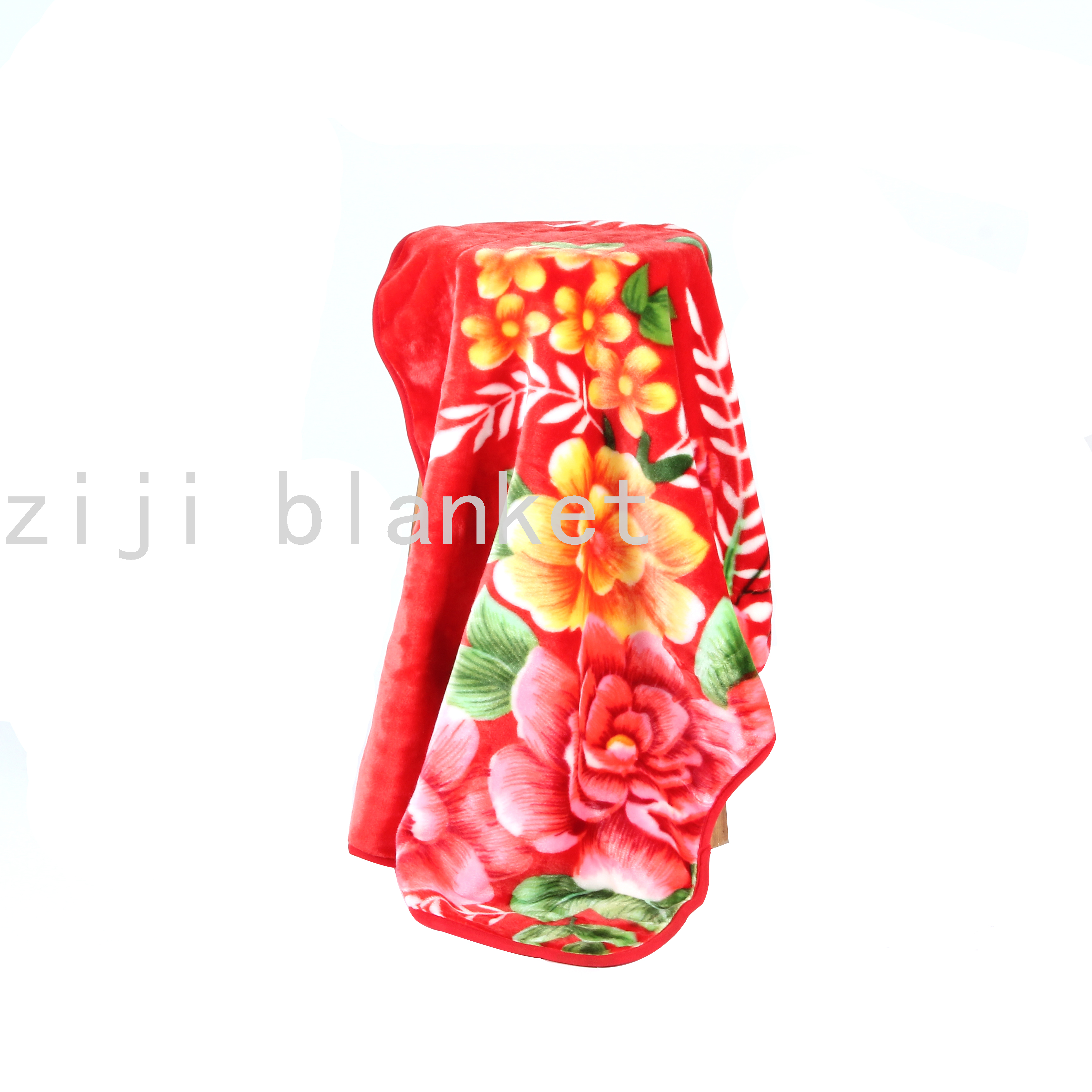 单层拉舍尔小毛毯