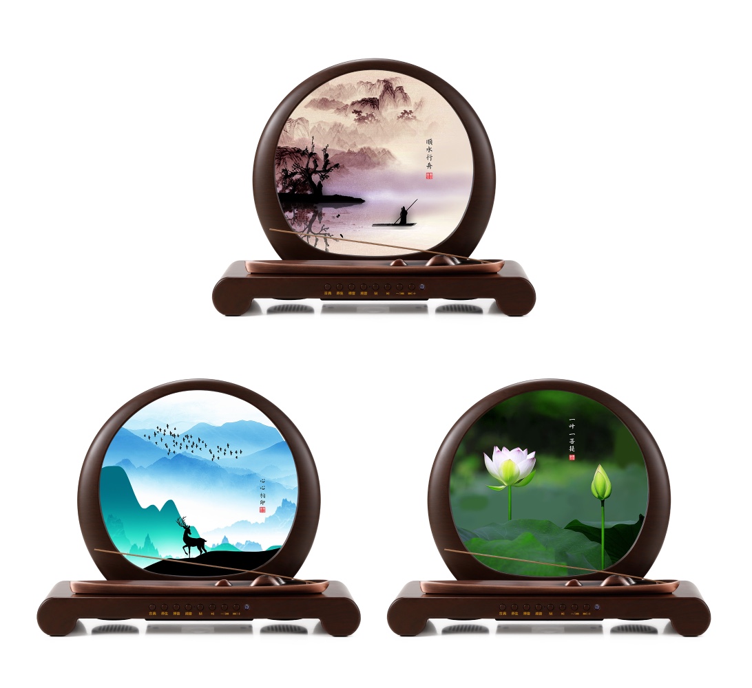 2021云亭工艺3种新款古典音乐机画面蓝牙礼盒