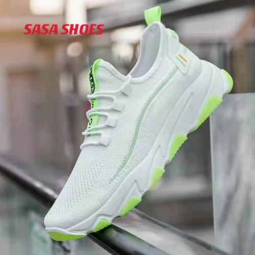 New Men‘s Casual Shoes Sneakers Flying Woven Shoes Running Shoes 