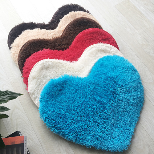 xincheng hair wedding love living room bedroom silk carpet bedside blanket bathroom absorbent non-slip mat foot mat