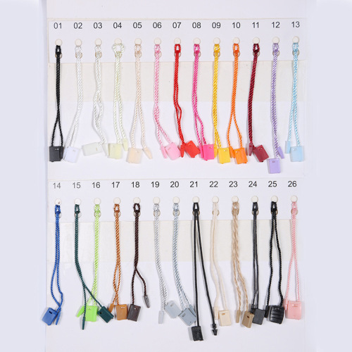 Creative Popular Clothing Tag Hanging Rope Square Head Plastic Universal Hanging Pin wire Buckle Yiwu Factory Wholesale Customization