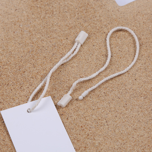 Durable Cotton Thread Universal Tag Hanging Grain Cotton Thread Plastic Hanging Tablets Textile Accessories Factory Wholesale 