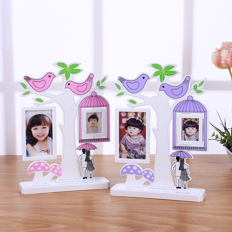 儿童相框 浩涛相框HT-LM7503B鸟笼2孔（3色）