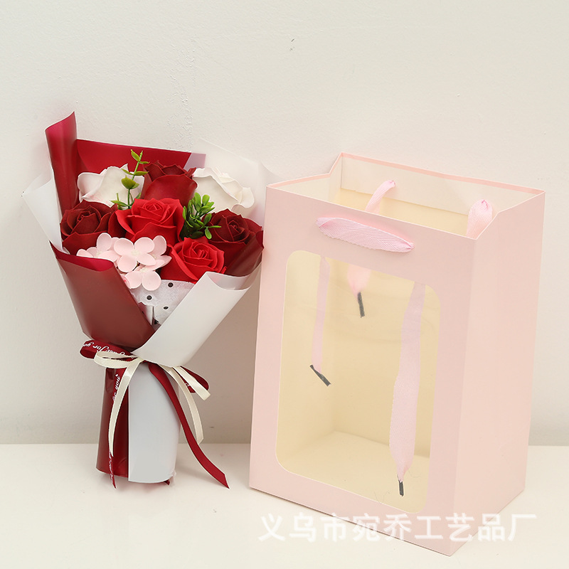 跨境母亲节520七夕教师节婚庆生日香皂玫瑰花送女生创意礼品