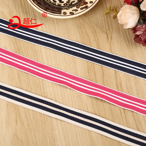 striped intercolor ribbon 2cm three-color navy style bag trim ribbon home accessories pants accessories clothing
