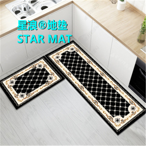 Xinglang Floor Mat Kitchen Series HD Printed Non-Slip Mat Absorbent Carpet Door Mat Mat