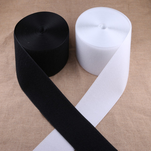 100mm Black and White Velcro Velcro Bristle Sticky Banner Bags Shoes and Hats Outdoor Punching round Cutting Processing