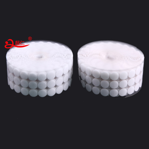 3.0 round Adhesive Transparent round Velcro Back with Adhesive Tie Punching Strap Preschool Education Supplies Small Roll
