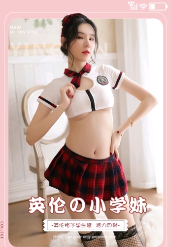 Factory Direct Sales Sexy Underwear Tartan Skirt British College Style Uniform Temptation Japanese and Korean Students Suit Delivery 1686