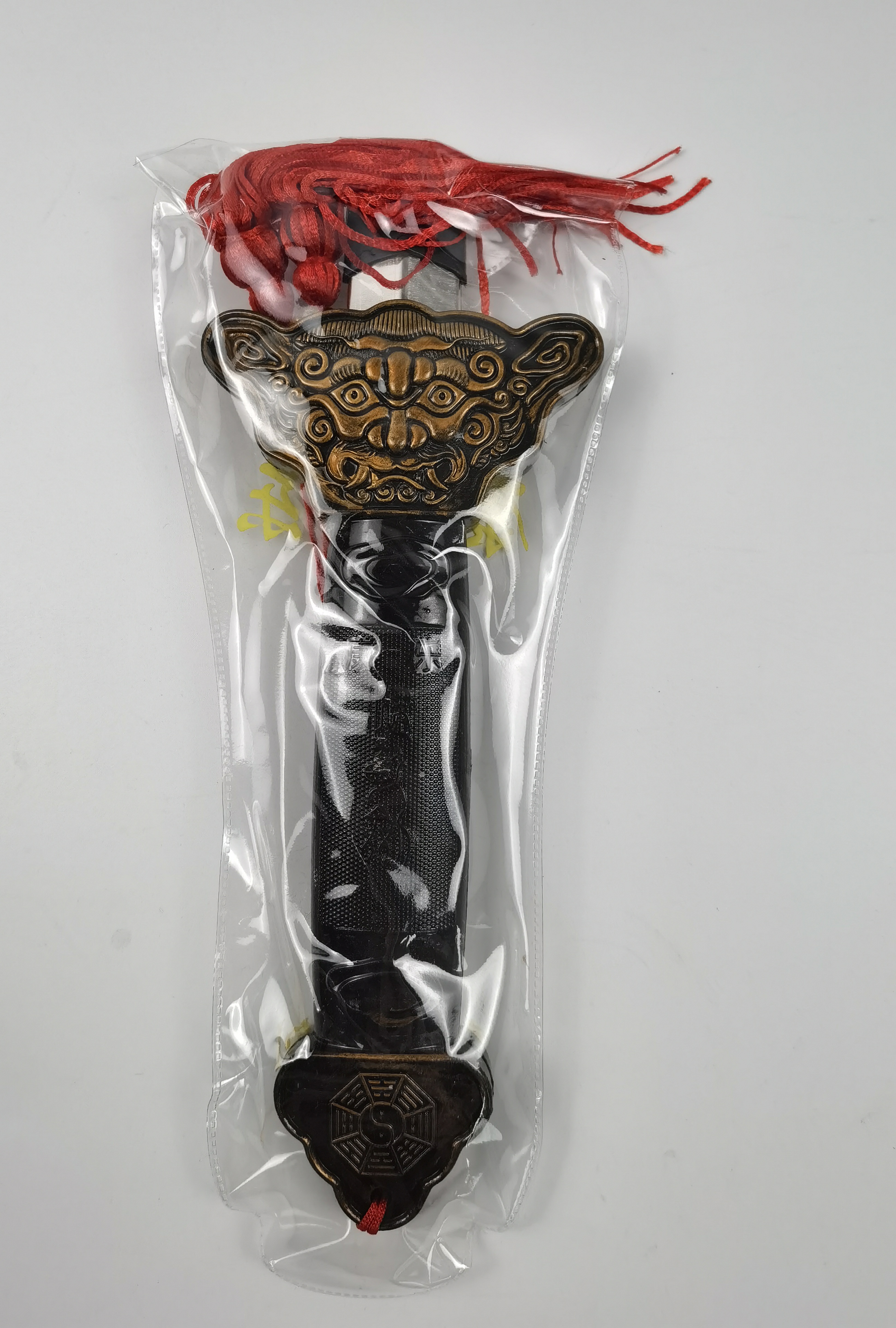厂家直销 有穗透明袋伸缩剑 晨练太极剑 未开刃 景区庙会十元店