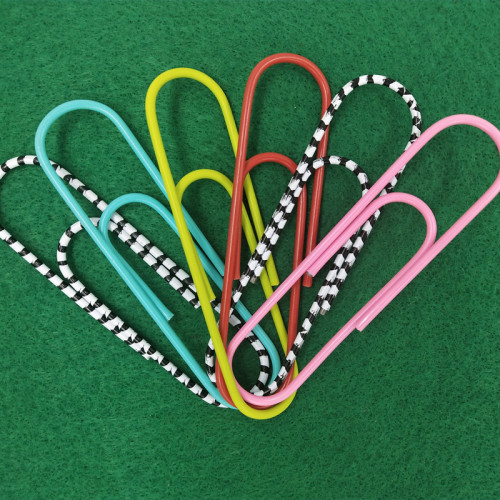 factory direct supply extra large bookmark paper clip folder colorful 6 pieces stationery